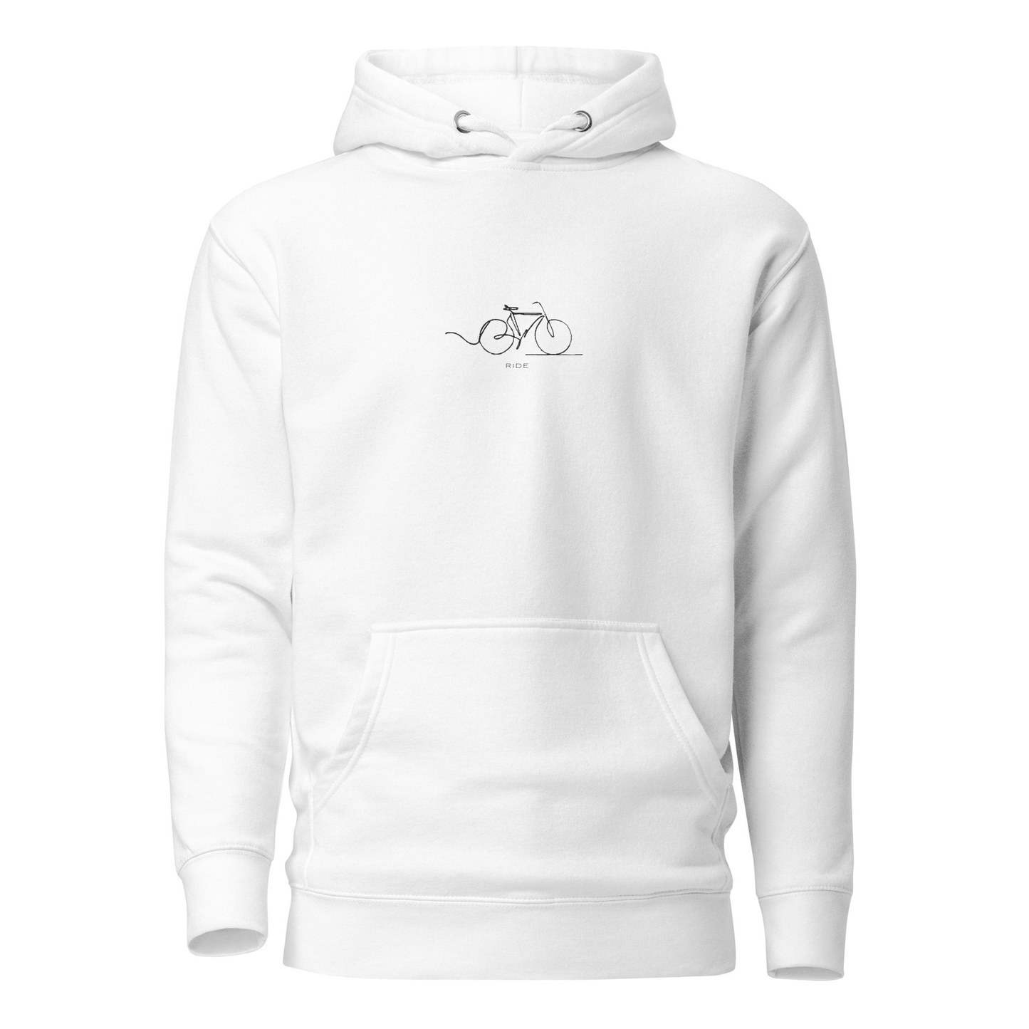 Sudadera con gráfico Bordado de bicicleta, para Uso Urbano y Montaña, Just Ride Hoodie Cycling Sweatshirt