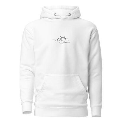 Sudadera con gráfico Bordado de bicicleta, para Uso Urbano y Montaña, Just Ride Hoodie Cycling Sweatshirt