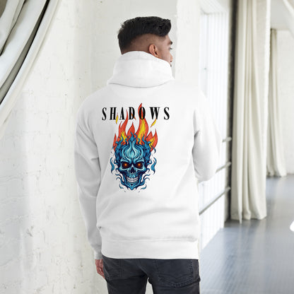 Sudadera SHADOWS, Shadow Hoodie Graphic Design, Shadow Streetwear Pullover Sweatshirt, diseño de GLUU GLUU