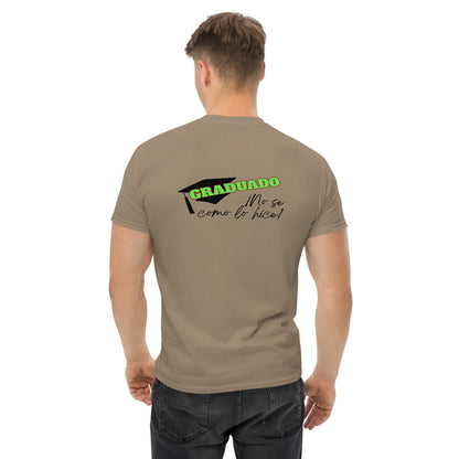 Camiseta “NO SE COMO LO HICE”, Camiseta Divertida de Graduación, Camiseta de Último Año Escolar, diseño de GLUU GLUU.