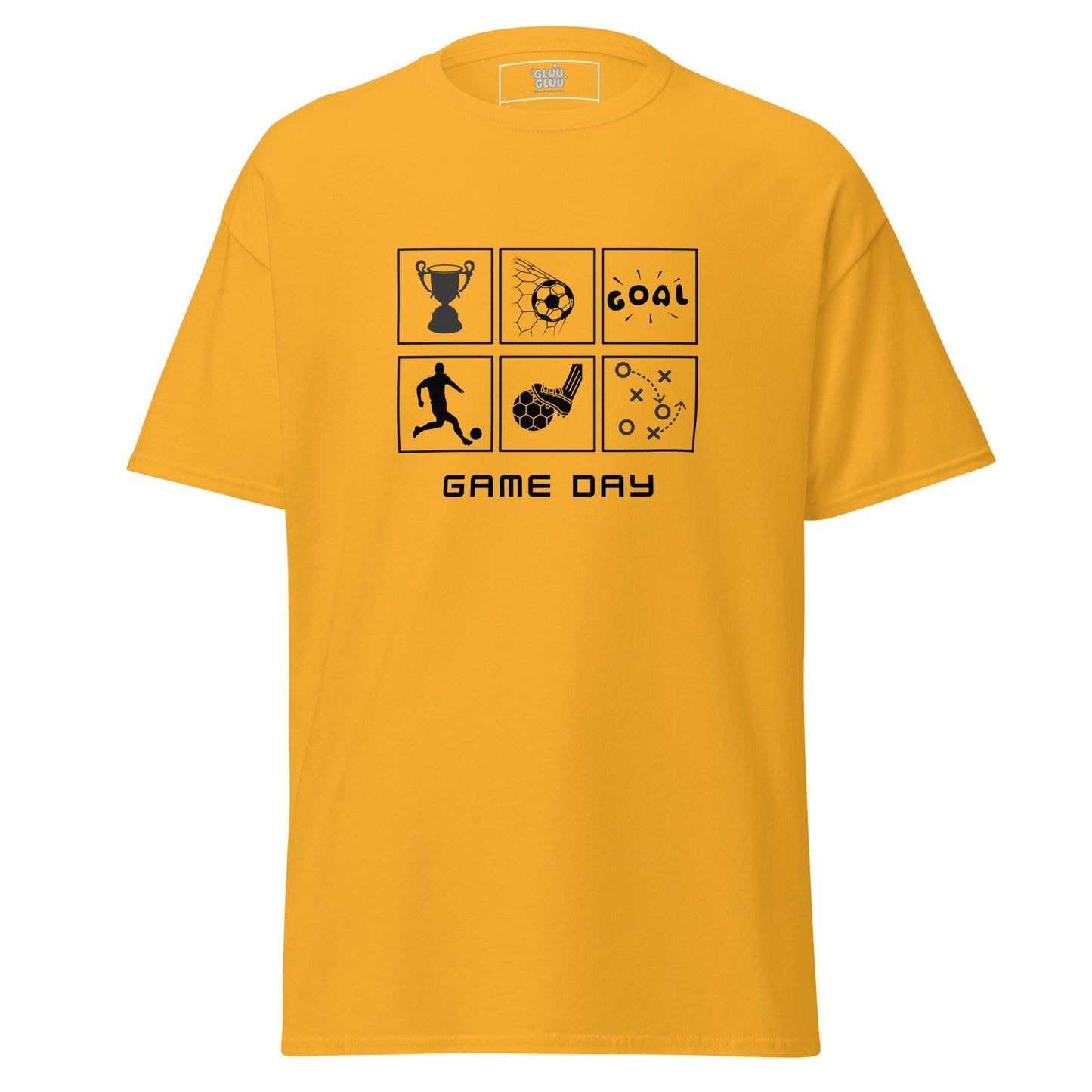 Camiseta GAME DAY, Camiseta soccer goal unisex, Camiseta Dia de partido, Camiseta de futbol, diseño de GLUU GLUU.