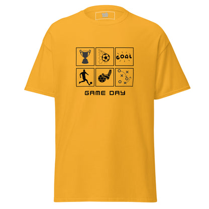 Camiseta GAME DAY, Camiseta soccer goal unisex, Camiseta Dia de partido, Camiseta de futbol, diseño de GLUU GLUU.