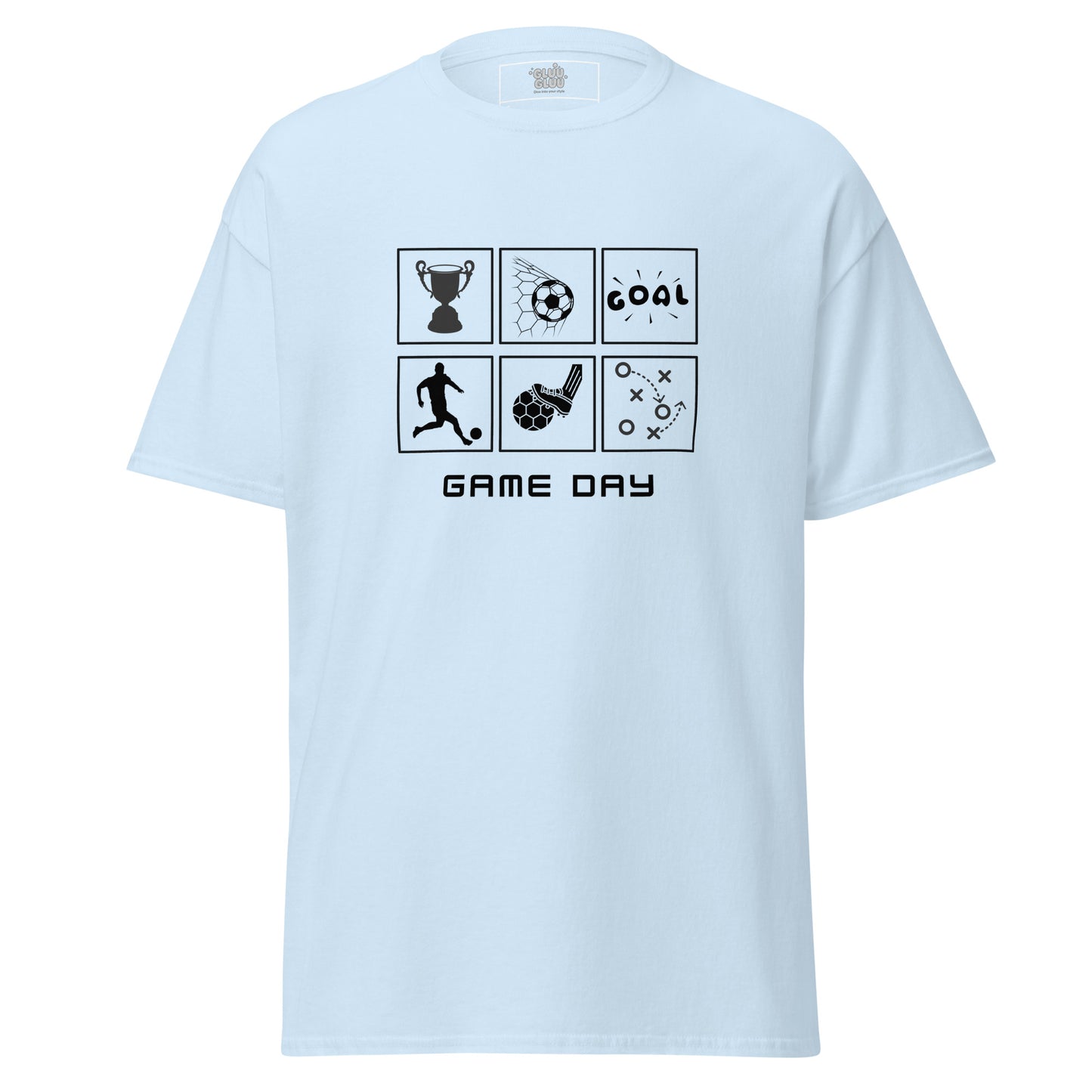 Camiseta GAME DAY, Camiseta soccer goal unisex, Camiseta Dia de partido, Camiseta de futbol, diseño de GLUU GLUU.