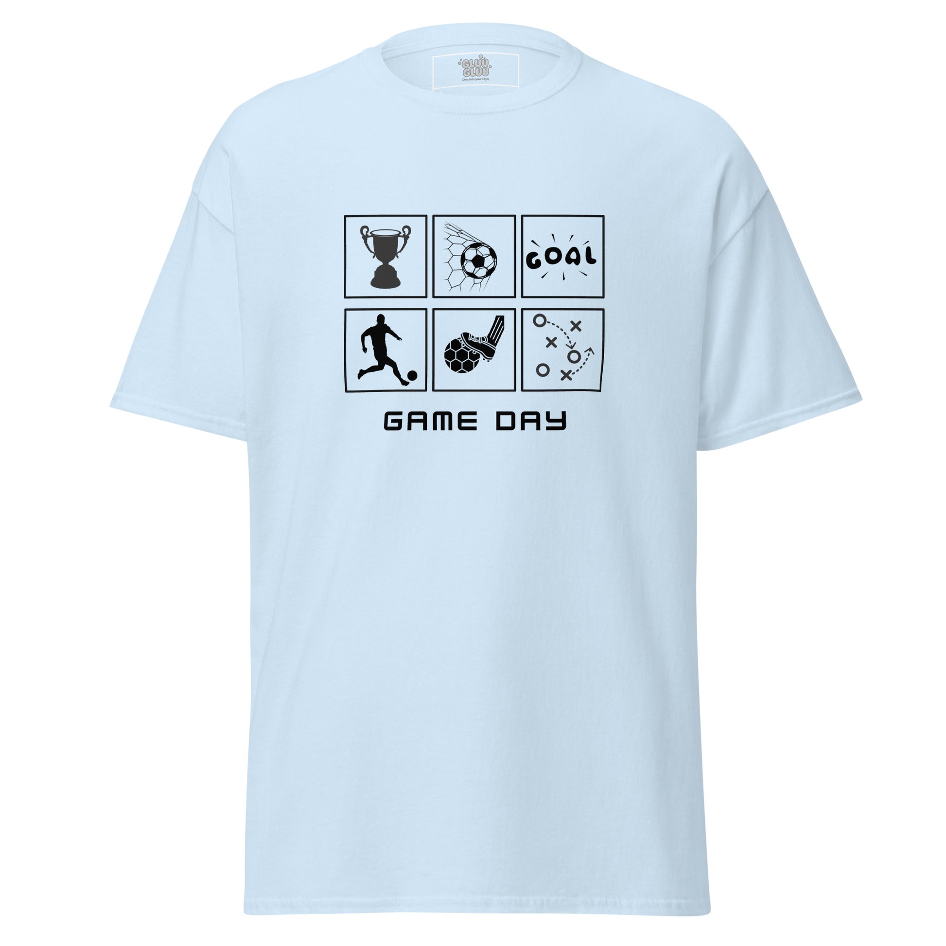 Camiseta GAME DAY, Camiseta soccer goal unisex, Camiseta Dia de partido, Camiseta de futbol, diseño de GLUU GLUU.