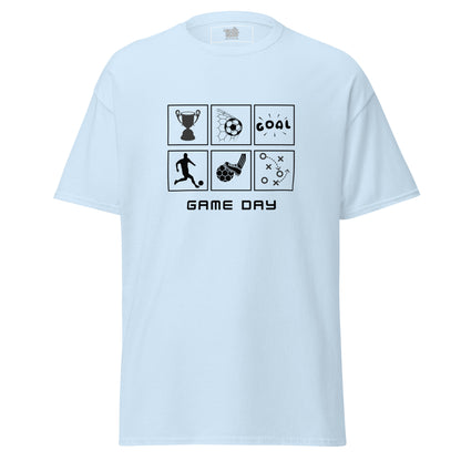 Camiseta GAME DAY, Camiseta soccer goal unisex, Camiseta Dia de partido, Camiseta de futbol, diseño de GLUU GLUU.