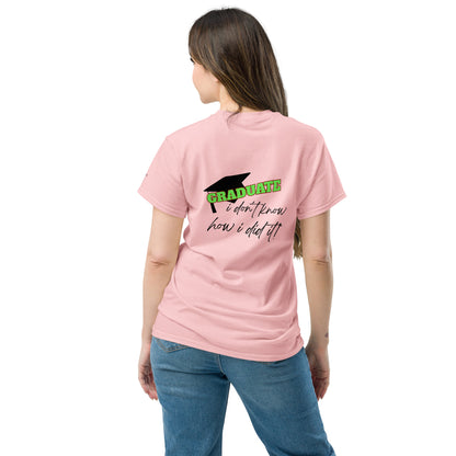 Camiseta I Don't Know, Camiseta Divertida de Graduación, Camiseta de Último Año Escolar, diseño de GLUU GLUU.