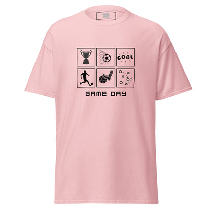 Camiseta GAME DAY, Camiseta soccer goal unisex, Camiseta Dia de partido, Camiseta de futbol, diseño de GLUU GLUU.