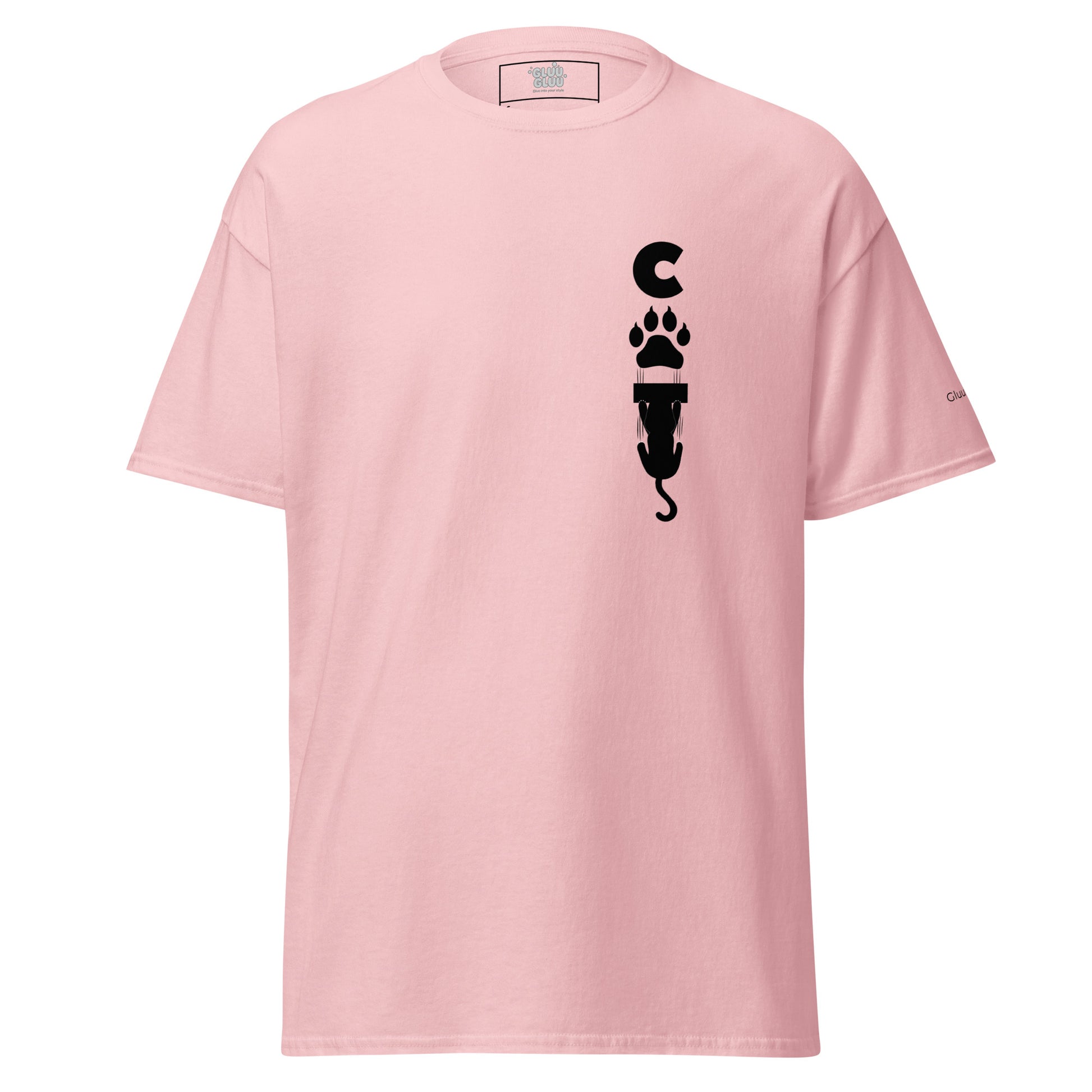 Camiseta CAT para amantes de los gatos, camiseta con diseño de gato, camiseta divertida de gato, diseño de GLUU GLUU.