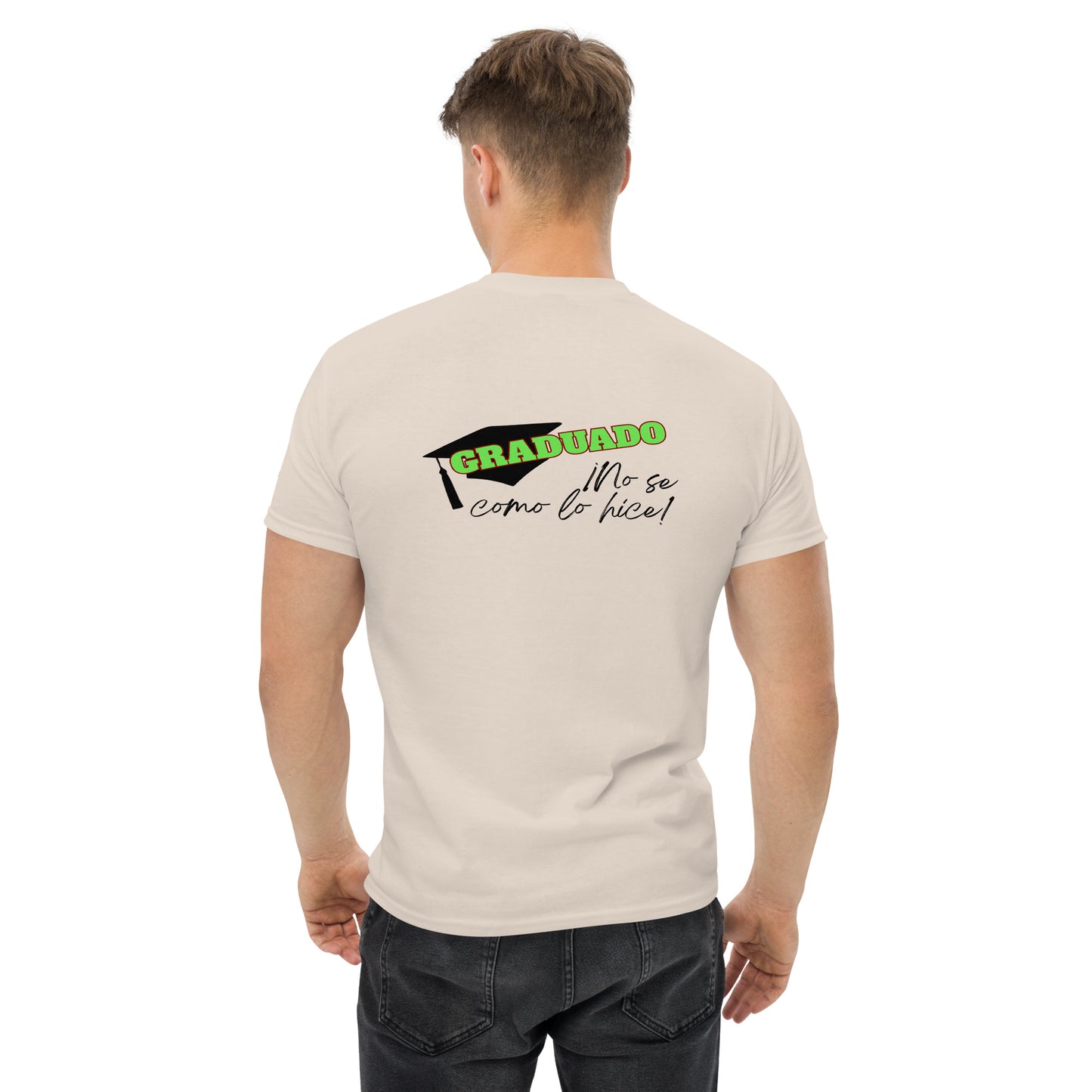 Camiseta “NO SE COMO LO HICE”, Camiseta Divertida de Graduación, Camiseta de Último Año Escolar, diseño de GLUU GLUU.