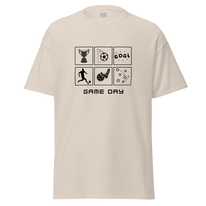 Camiseta GAME DAY, Camiseta soccer goal unisex, Camiseta Dia de partido, Camiseta de futbol, diseño de GLUU GLUU.