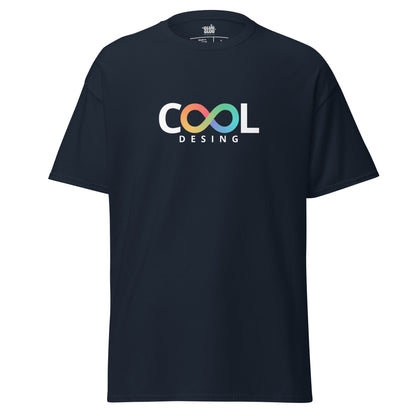 Camiseta Cool Design unisex, Camiseta con logo infinito multicolor, Camiseta minimalista de moda streetwear, diseño de GLUU GLUU.