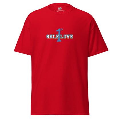 Camiseta Self Love (Amor propio 1º), Camiseta con frase de amor propio, Camiseta motivacional, diseño de GLUU GLUU.