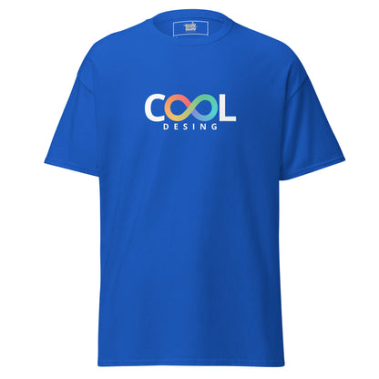 Camiseta Cool Design unisex, Camiseta con logo infinito multicolor, Camiseta minimalista de moda streetwear, diseño de GLUU GLUU.