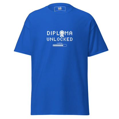 Camiseta DIPLOMA UNLOCKED, Camiseta divertida de Graduación, Regalo Estudiantes de Último Año, Camiseta de Graduación, diseño de GLUU GLUU.