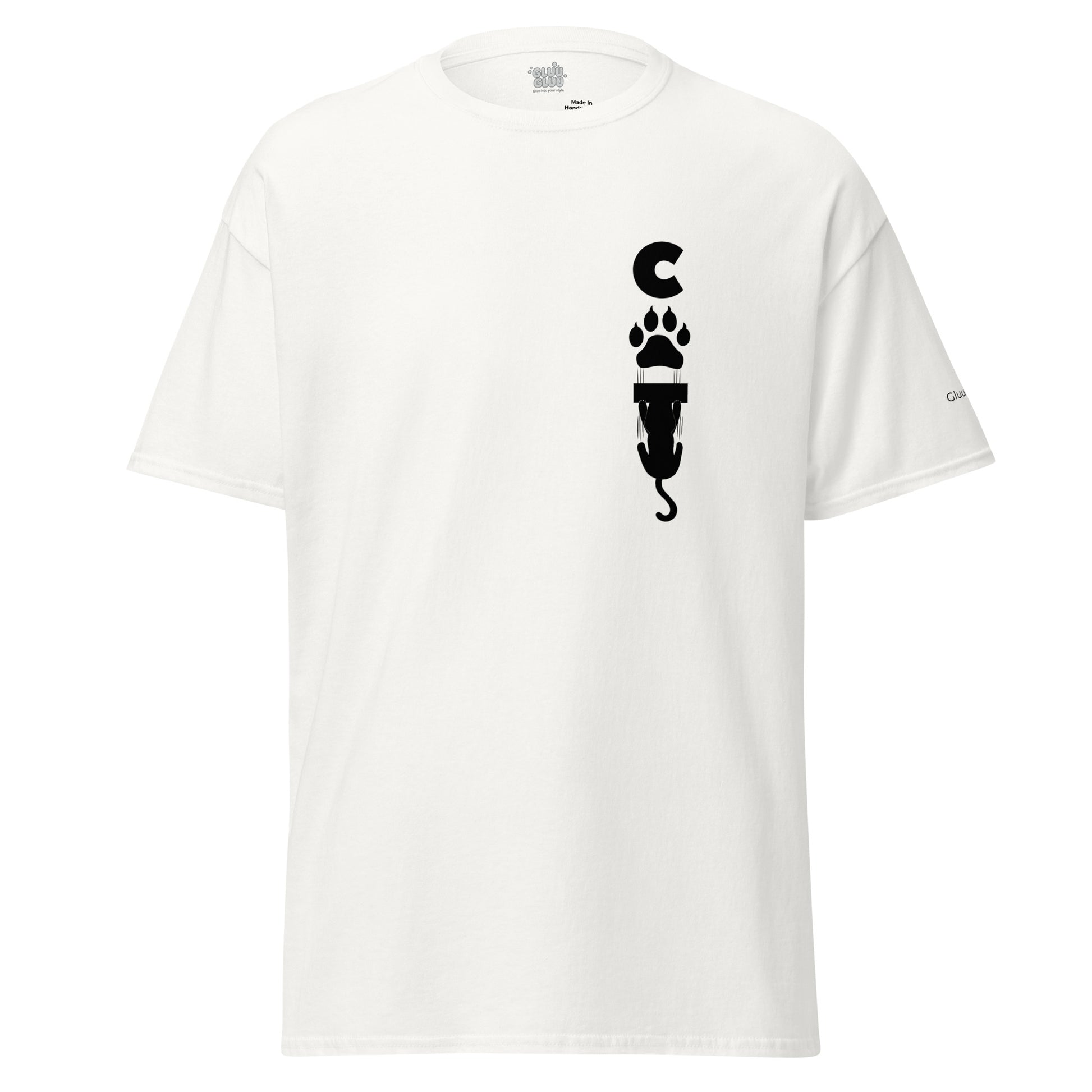 Camiseta CAT para amantes de los gatos, camiseta con diseño de gato, camiseta divertida de gato, diseño de GLUU GLUU.