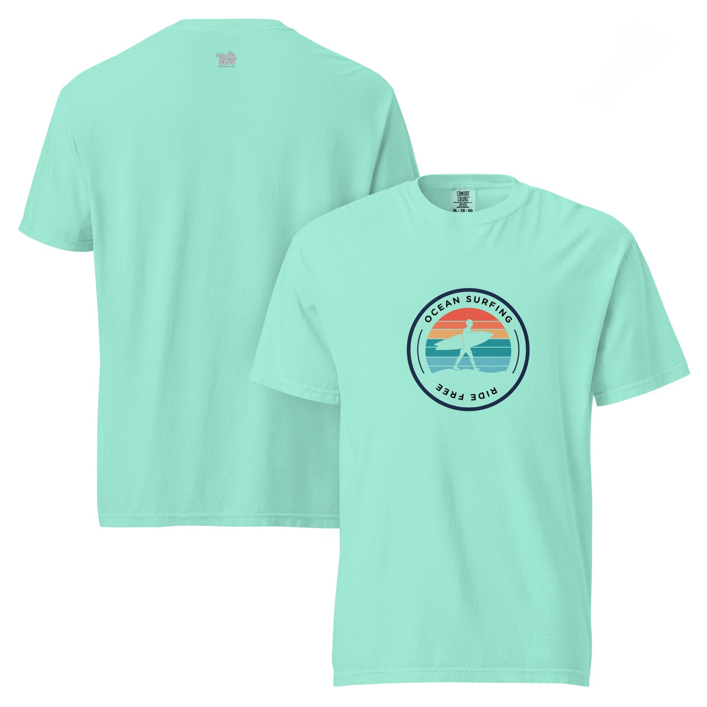 Camiseta Ride Free Surf, Vibras Retro de Verano de los 70