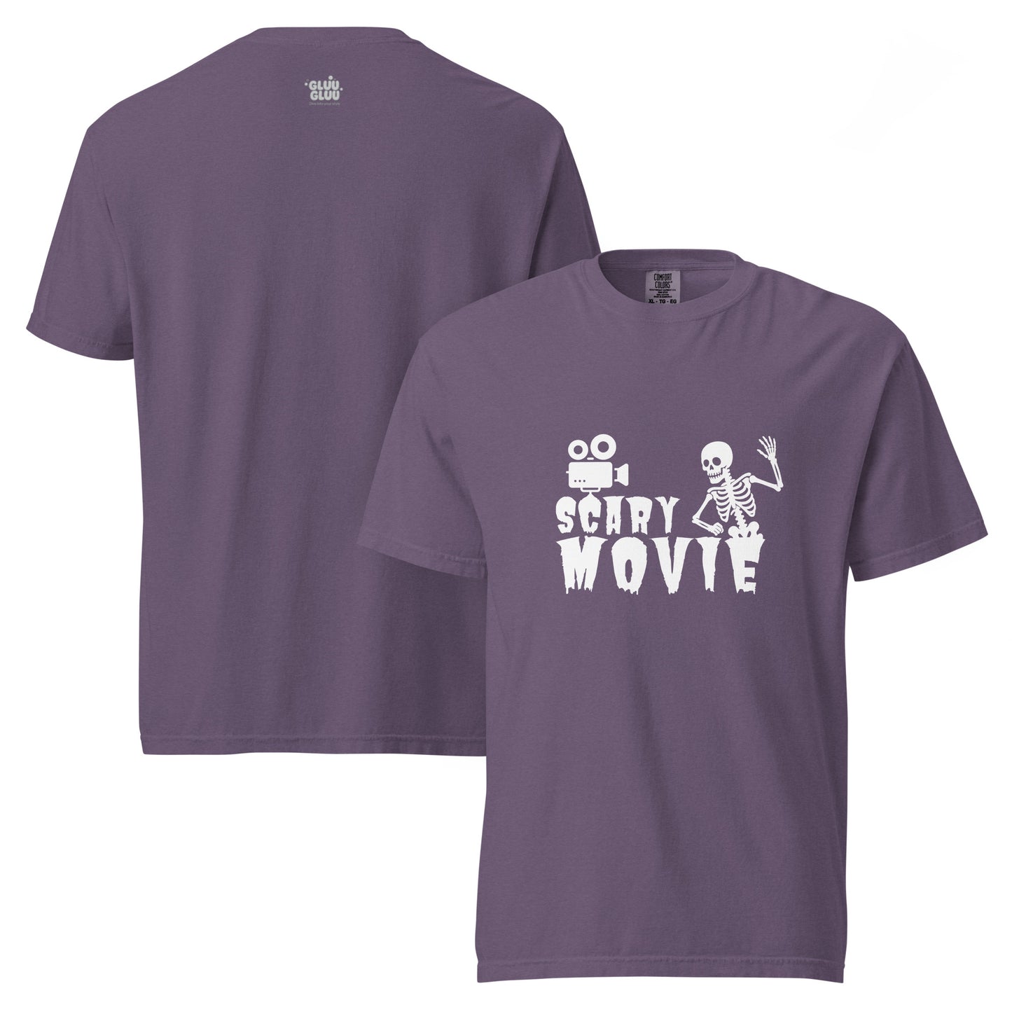 Camiseta SCARY MOVIE, Camiseta fan de Scary Movie, Camiseta Halloween Scary Movie, diseño de GLUU GLUU.