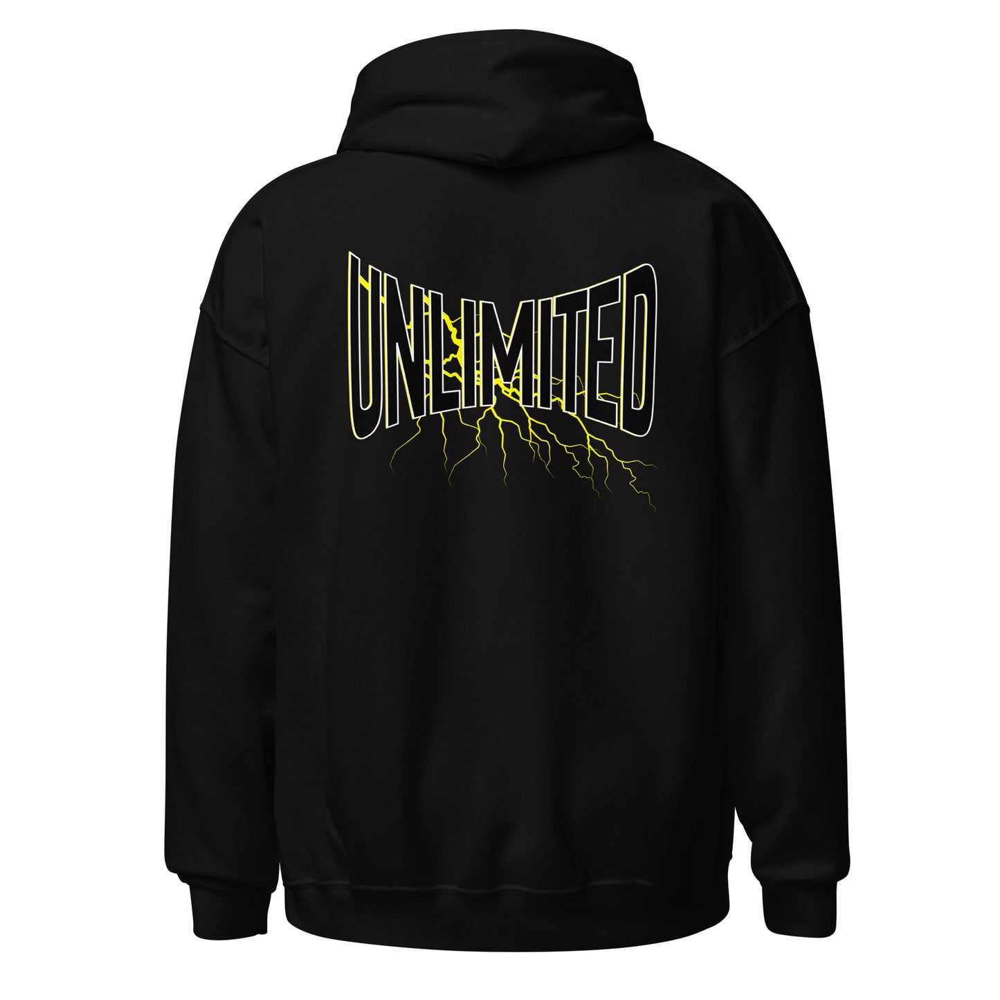 Sudadera streetwear UNLIMITED, Sudadera Limitless actitud urbana, Sudadera unisex No Limits mentalidad imparable, diseño de GLUU GLUU.