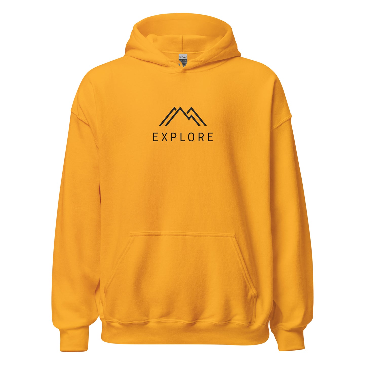 Sudadera minimalista Explore montaña, Minimalist explore hoodie, Explore hoodie unisex