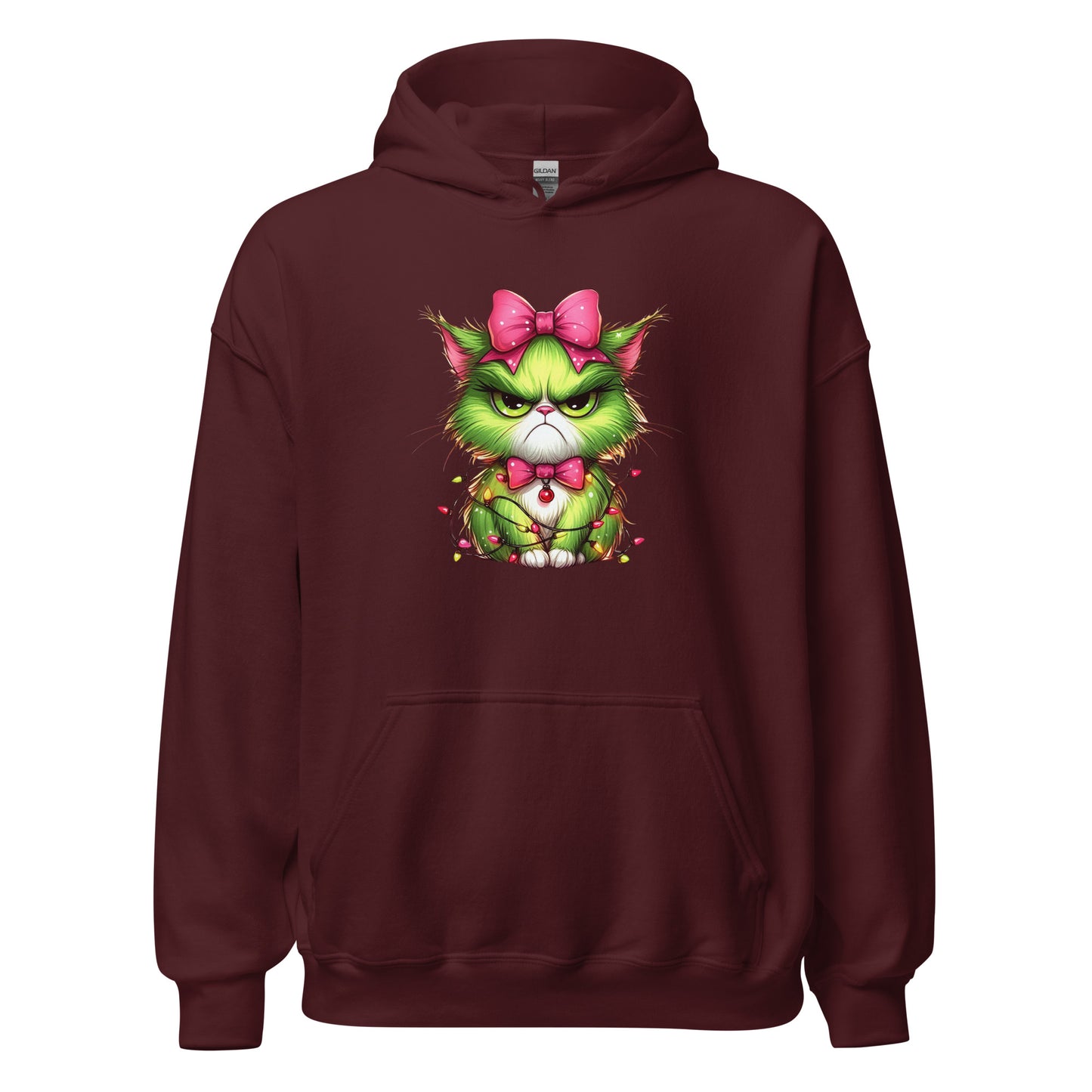Sudadera GRUMPY CAT, Suéter navideño de la película animada, Sudadera navideña del gato Grinch.