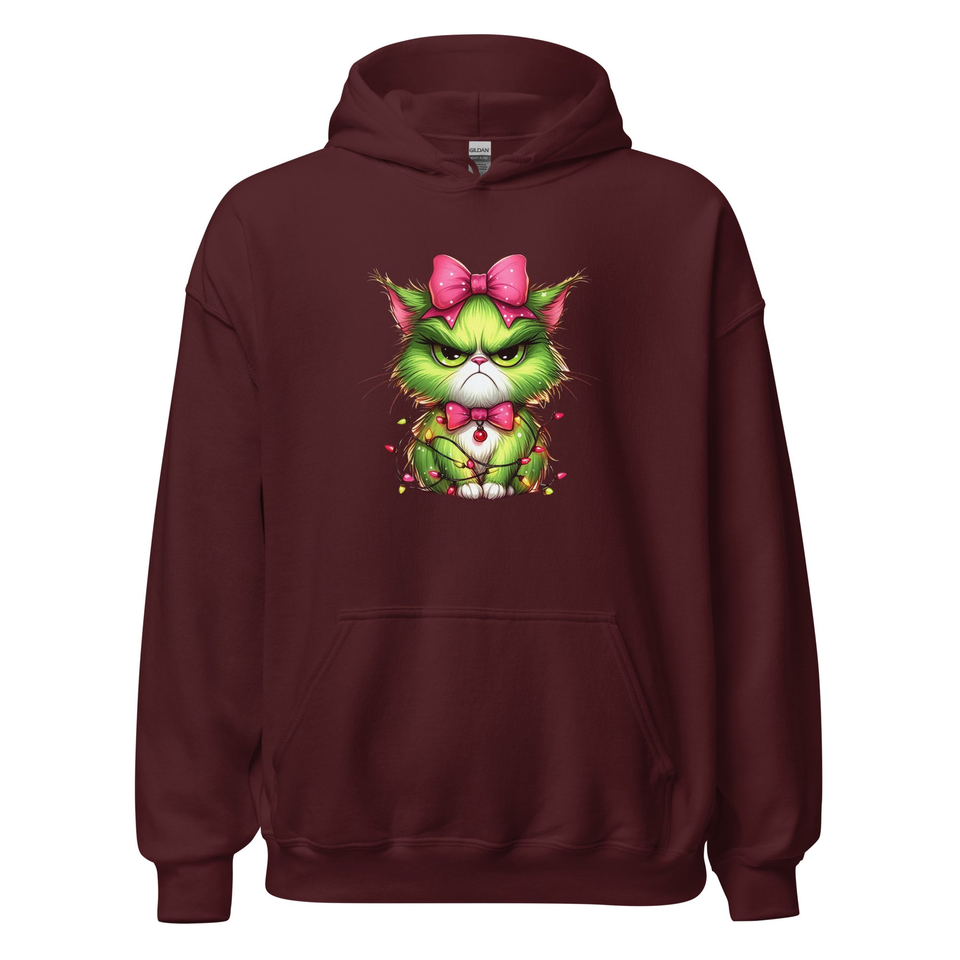 Sudadera GRUMPY CAT, Suéter navideño de la película animada, Sudadera navideña del gato Grinch.