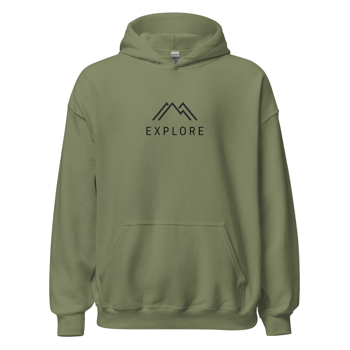 Sudadera minimalista Explore montaña, Minimalist explore hoodie, Explore hoodie unisex
