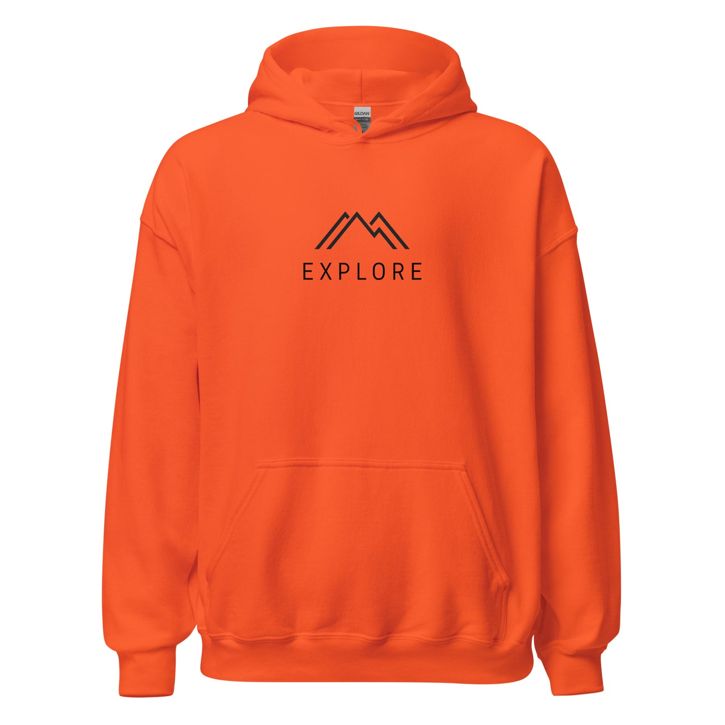 Sudadera minimalista Explore montaña, Minimalist explore hoodie, Explore hoodie unisex
