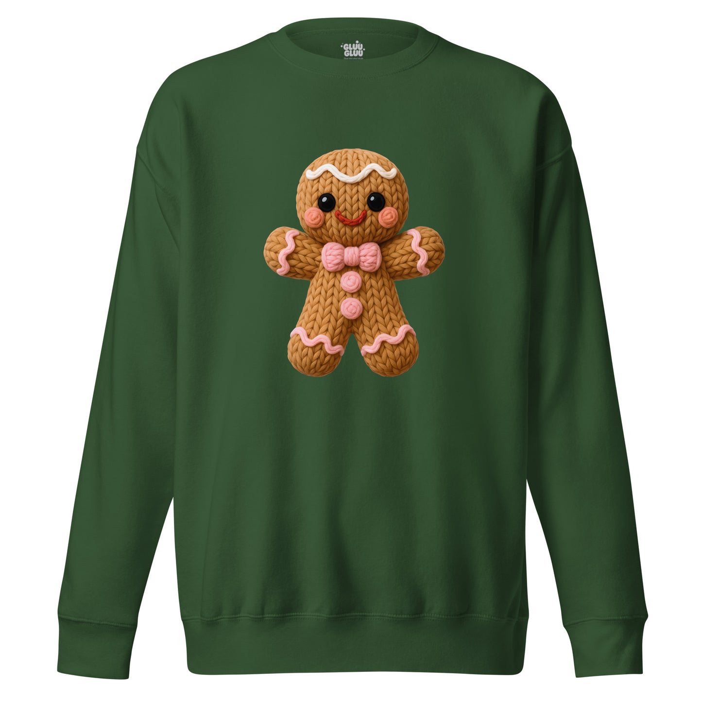 Sudadera Galleta de jengibre diseño navideño, Sudadera gingerbread estilo amigurumi, Sudadera Navidad galleta de jengibre tendencia