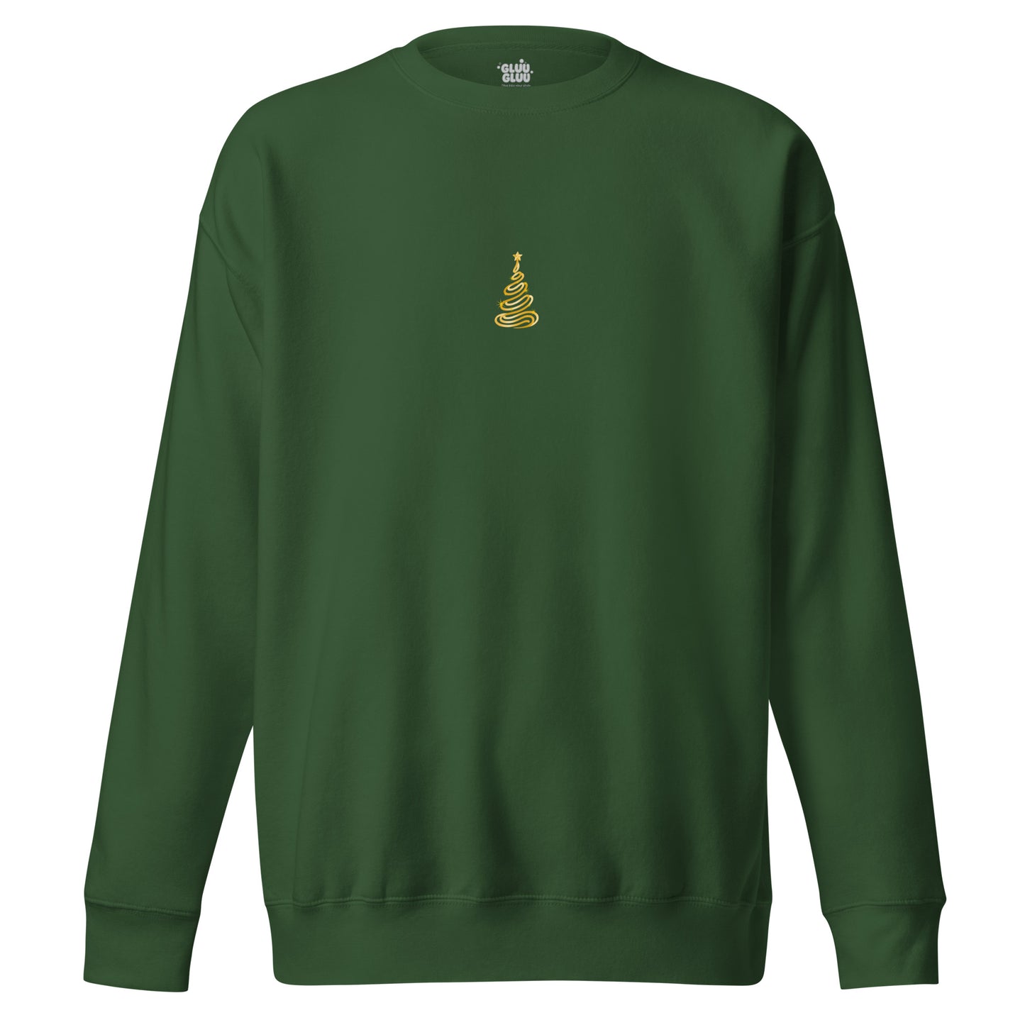 Sudadera ÁRBOL DE NAVIDAD minimalista, Sudadera minimalista de Navidad, regalo de Navidad, Sudadera con diseño navideño, diseño de GLUU GLUU.