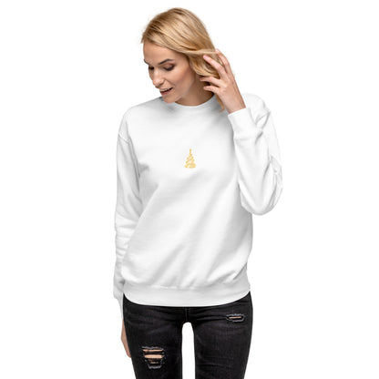 Sudadera ÁRBOL DE NAVIDAD minimalista, Sudadera minimalista de Navidad, regalo de Navidad, Sudadera con diseño navideño, diseño de GLUU GLUU.