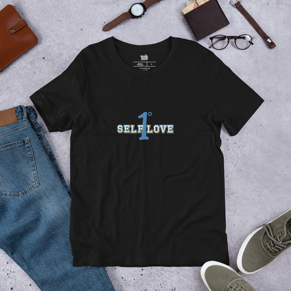 Camiseta Self Love (Amor propio 1º), Camiseta con frase de amor propio, Camiseta motivacional