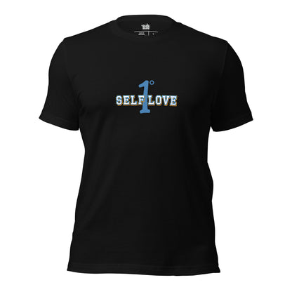 Camiseta Self Love (Amor propio 1º), Camiseta con frase de amor propio, Camiseta motivacional, diseño de GLUU GLUU.