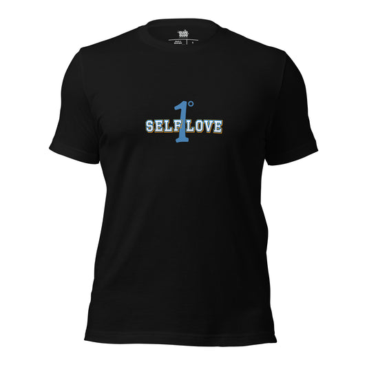 Camiseta Self Love (Amor propio 1º), Camiseta con frase de amor propio, Camiseta motivacional, diseño de GLUU GLUU.